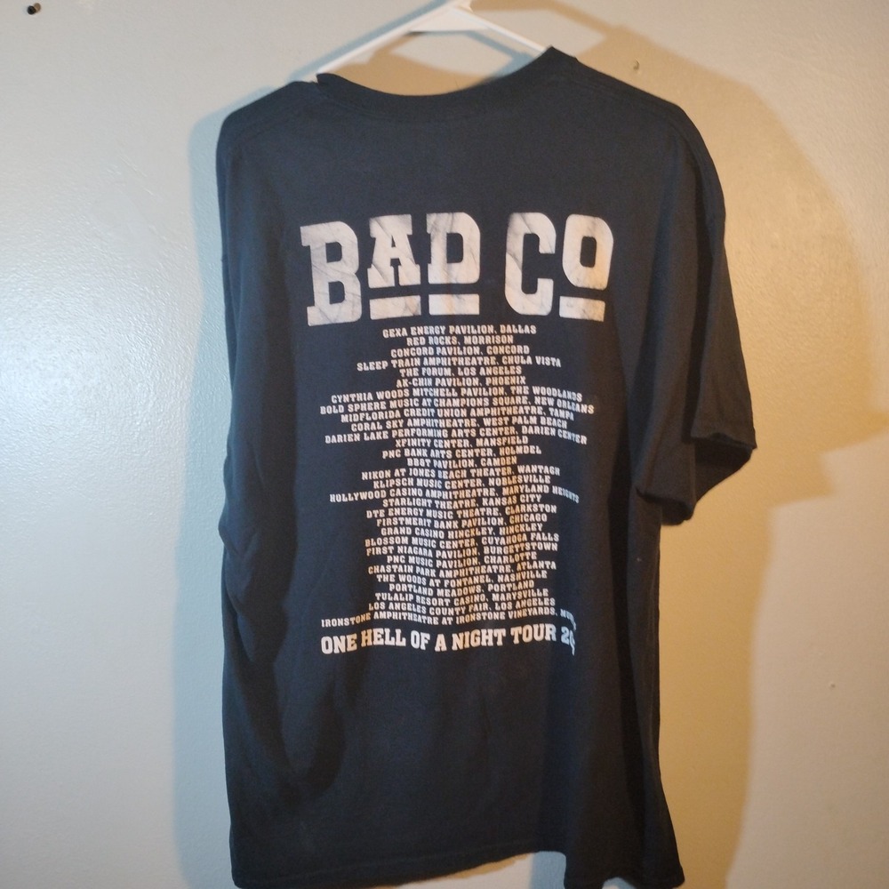Bad Company Logo Mens T Shirt Music Classic Concert Rock Band Tee Black XL 2016 - Picture 3 of 13